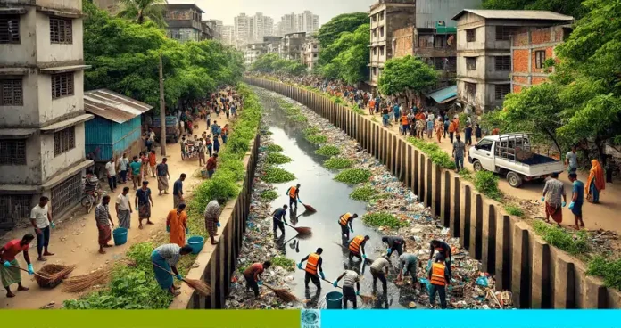 এসবি খাল পরিষ্কার অভিযান