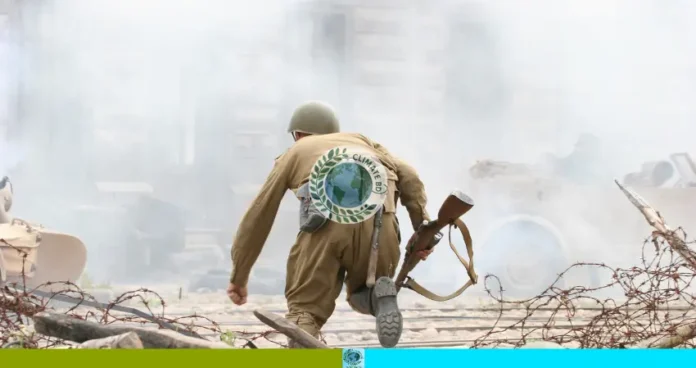 যুদ্ধে বিপর্যস্ত পৃথিবী