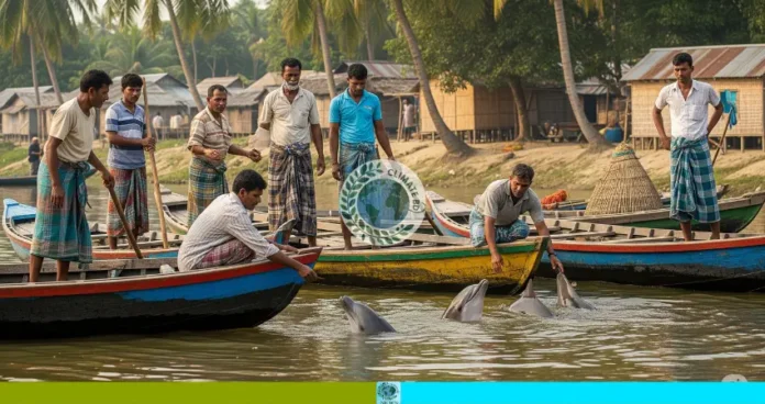 ডলফিন বাঁচালেন জেলেরা